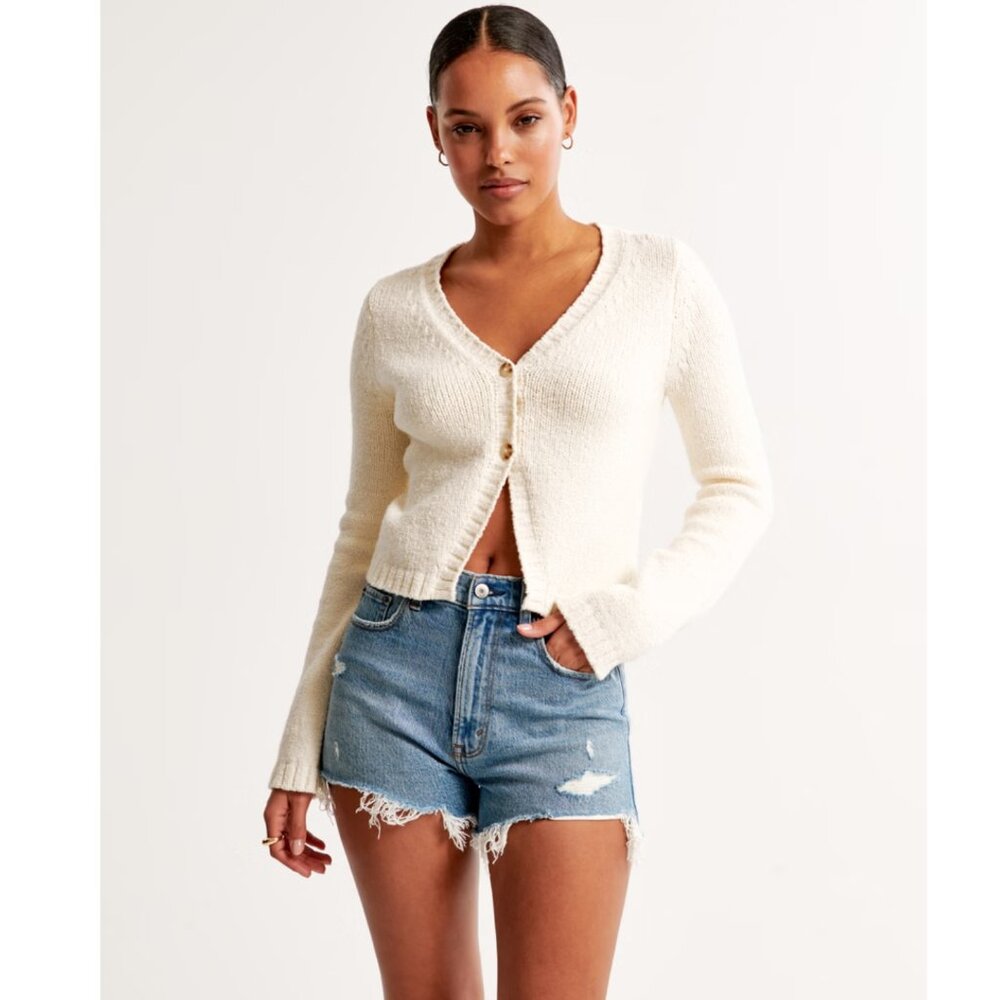 Abercrombie & Fitch High Rise Mom Short Size 25/0